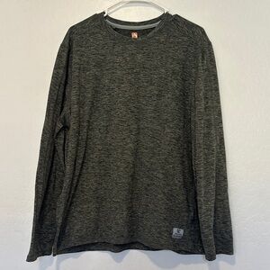 Rugged Elements Tee Men's XL Gray Durable Utility Outdoor Long Sleeve top shirt